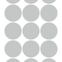 Namensaufkleber rund - Metallicfolie | Weiße Einhörner Bild 3