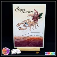 Skorpion mit Chrysantheme (Digiset und Plott) Bild 9