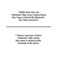 Personalisiertes Weinglas mit Name und Deutschem Schäferhund Motiv | Trinkglas mit Namen | Geschenke mit Wunschgravur Bild 2