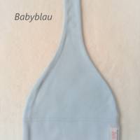 Knotenmütze, Babymötze mit gestickten Namen Bild 7