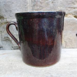 antiker Henkeltopf Steinzeug Keramik Handgetöpfert 20er Jahre Bild 1