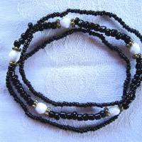 Perlenarmbänder-Set 3teilig Black and Withe handgefertigt von Hobbyhaus Bild 10
