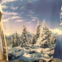 Marc Cain: Scuba Jersey Digitaldruck "Winterlandschaft", 82 cm x 146 cm (€ 16,62/qm) Bild 2