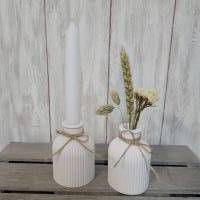 Kerzenhalter/ Vase aus Raysin Bild 1