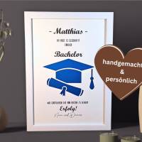 Personalisiertes Geldgeschenk Master - Abitur- Bachelor - Studium - Staatsexamen - Abschluss Ausbildung - Geschenk Deko Bild 2