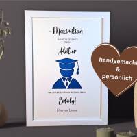 Personalisiertes Geldgeschenk Abitur - Bachelor - Master - Studium - Staatsexamen - Abschluss Ausbildung - Geschenk Deko Bild 2