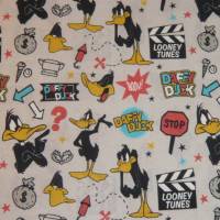 12,90 EUR/m Baumwollstoff Looney Tunes Duffy Duck auf hellgrau Lizenzstoff Webware 100% Baumwolle Bild 5