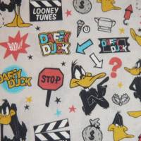12,90 EUR/m Baumwollstoff Looney Tunes Duffy Duck auf hellgrau Lizenzstoff Webware 100% Baumwolle Bild 6