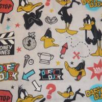 12,90 EUR/m Baumwollstoff Looney Tunes Duffy Duck auf hellgrau Lizenzstoff Webware 100% Baumwolle Bild 8