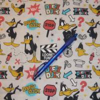 12,90 EUR/m Baumwollstoff Looney Tunes Duffy Duck auf hellgrau Lizenzstoff Webware 100% Baumwolle Bild 9