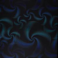 Softshell Twirl Lines by lycklig design mint/blau  Oeko-Tex Standard 100( 1m/19,00€ ) Bild 1