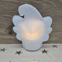 Schönes Led Teelichtcover Wichtel mit Stern Bild 3