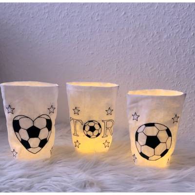 Stickdatei, Lichtbeutel, Lichterhülle, Fussball, Fußball, Ball, Set 769