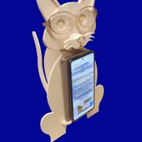Bär oder Katze als Brillen/Handyhalter Bild 2