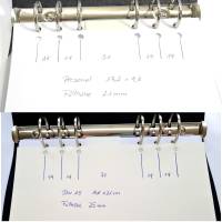 Ringbuch Terminplaner Ringbinder Budget Planer Bullet Journal Organizer 6 Ringe Personal / DIN A5 Bild 4