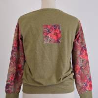 Sweatshirt | Rote Blumen Pracht | Bild 3