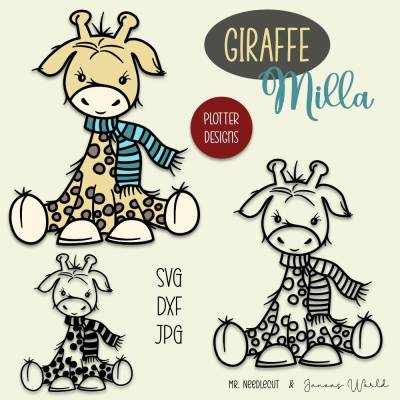 Plotterdatei Janeas World Giraffe Milla