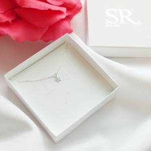 Halskette Stern, Sternkette Silber 925, Geschenke für Frauen, Geschenk Weihnachten Bild 2