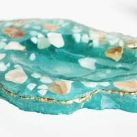 Schmuckschale/Ringschale mit Abalone aus Gießharz - resinart Bild 2