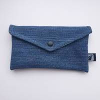Mini-Portemonnaie aus Jeans - Geldbeutel - MiniBag - 8,5cm x 15cm Bild 1