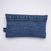 Mini-Portemonnaie aus Jeans - Geldbeutel - MiniBag - 8,5cm x 15cm Bild 3