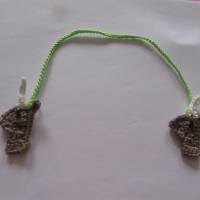 Nabelschnurbändchen Steinbock - Geburt - 100% Baumwolle - Nabelschnurband Bild 2