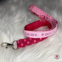 Schlüsselband "Think pink!!!" Bild 4