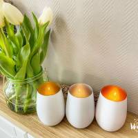 Windlicht Patentante | Geschenk an die Patentante, den Patenonkel | Taufe | Vase | ideal auch für Trockenblumen | Bild 9
