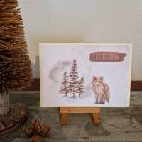 Weihnachtskarte - Fuchs - Let it Snow Bild 1