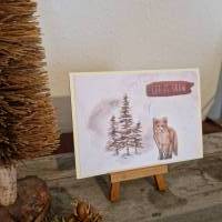 Weihnachtskarte - Fuchs - Let it Snow Bild 2