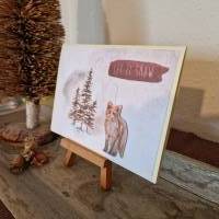 Weihnachtskarte - Fuchs - Let it Snow Bild 3