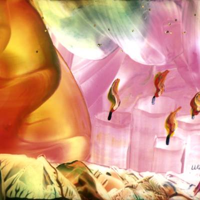 Klebefolie - Malerei • "Es weihnachtet sehr" • Fensterschmuck Design Ulrike Kröll