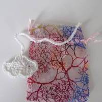 Nabelschnurbändchen Herz und Wolke - Geburt - 100% Baumwolle Bild 7