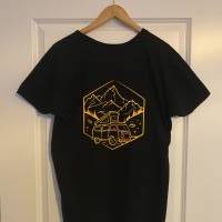 Unisex T-Shirt "Camper #5" schwarz Bild 1