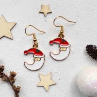 Ohrringe Weihnachtsmann • Ohrhänger | Ohrschmuck | Weihnachten Bild 2
