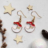 Ohrringe Weihnachtsmann • Ohrhänger | Ohrschmuck | Weihnachten Bild 3