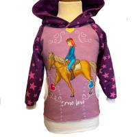 Kuschelig warmer Winterpullover Hoodie Bibi - Pullover für Mädchen Größe 110/116 Bild 2