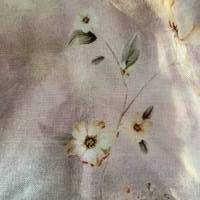 Pumphose aus Leinen mit rosa Blumenmuster Bild 4