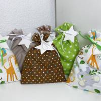 Adventskalender affe dschungl tier Kalender Advent selber befüllen Säckchen Baumwolle Taschen Tüten Türchen Weihnachten Bild 1