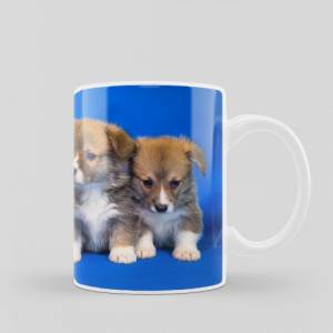 Bedruckte Keramiktasse Corgi für Kaffee- und Teeliebhaber | spülmaschinenfeste Tasse mit Motiv Bild 5