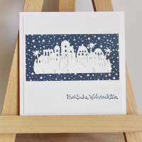 Weihnachtskarte Grußkarte "Bethlehem" aus der Manufaktur Karla Bild 1