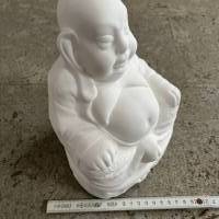 Buddha Rohling - 1 wetterfester Keramikrohling ca. 17x25cm zum selber bemalen Bild 4