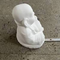 Buddha Rohling - 1 wetterfester Keramikrohling ca. 17x25cm zum selber bemalen Bild 7