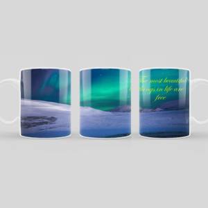 Kaffeetasse mit tollem Landschafts Motiv und Spruch, wunderschöne Tasse als Geschenk, spülmaschinenfeste Kaffeetasse Bild 2