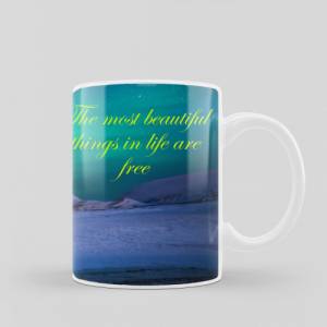Kaffeetasse mit tollem Landschafts Motiv und Spruch, wunderschöne Tasse als Geschenk, spülmaschinenfeste Kaffeetasse Bild 6