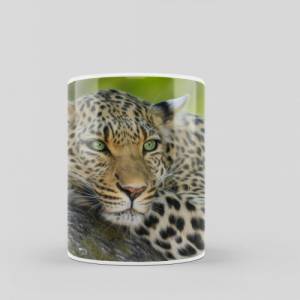 Kaffeetasse mit tollem Leopard Motiv und Spruch, wunderschöne Tasse als perfekte Geschenkidee, spülmaschinenfeste Tasse Bild 5