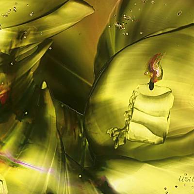 Klebefolie - Malerei • "Schöne Vorweihnachtszeit" • Fensterschmuck Design  Ulrike Kröll