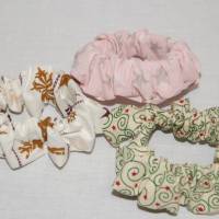 Scrunchies, Haargummi, Zopfband mit breitem Gummiband, als Geschenk für Frauen/Mädchen Weihnachten Bild 5