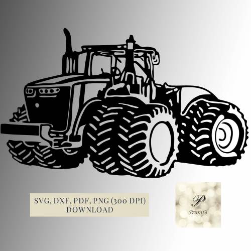 Plotterdatei Traktor SVG Datei für Cricut, Traktor Bauernhof Design  Digital Download für  Bastel- und Plotterprojekte