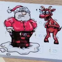 Set Digistamp & Plott "Santas Missgeschick" PNG, SVG&DXF inkl. Sayings Bild 3